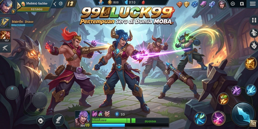 Screenshot gameplay <strong>99LUCK99</strong> yang menunjukkan aksi intens pertempuran.