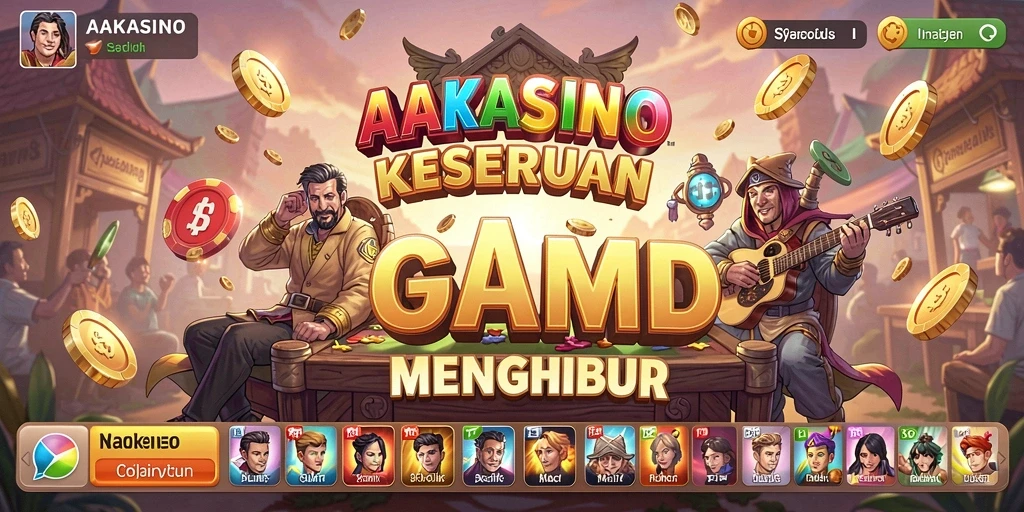 Gameplay AAKASINO yang seru dan menghibur.