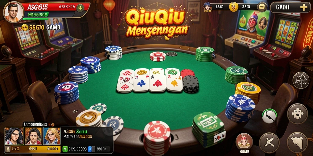 Tampilan menarik dari gameplay ASG55 QiuQiu.