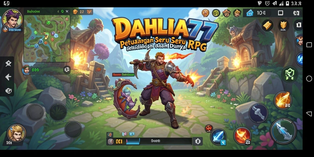 Tampilan gameplay menarik dari DAHLIA77 yang memukau.