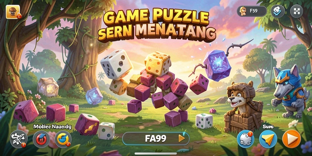 Tangkapan layar menunjukkan gameplay seru dalam FA99 yang penuh tantangan.