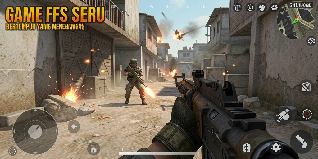 Tampilan gameplay GN168 yang mendebarkan dan penuh aksi.