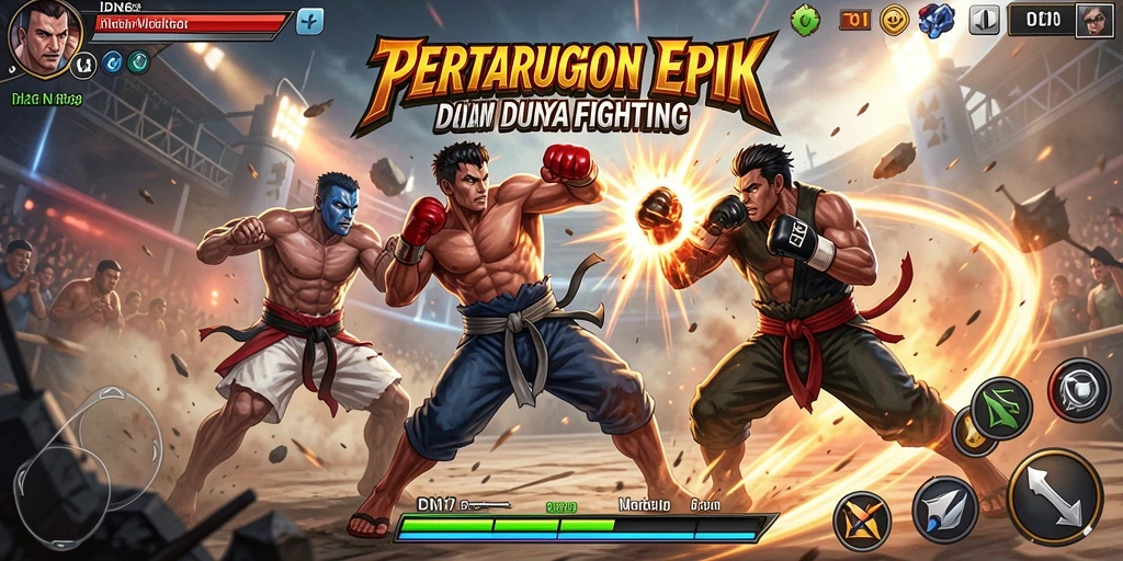 Tampilan menarik dari gameplay dan pertarungan mendebarkan di IDN89.
