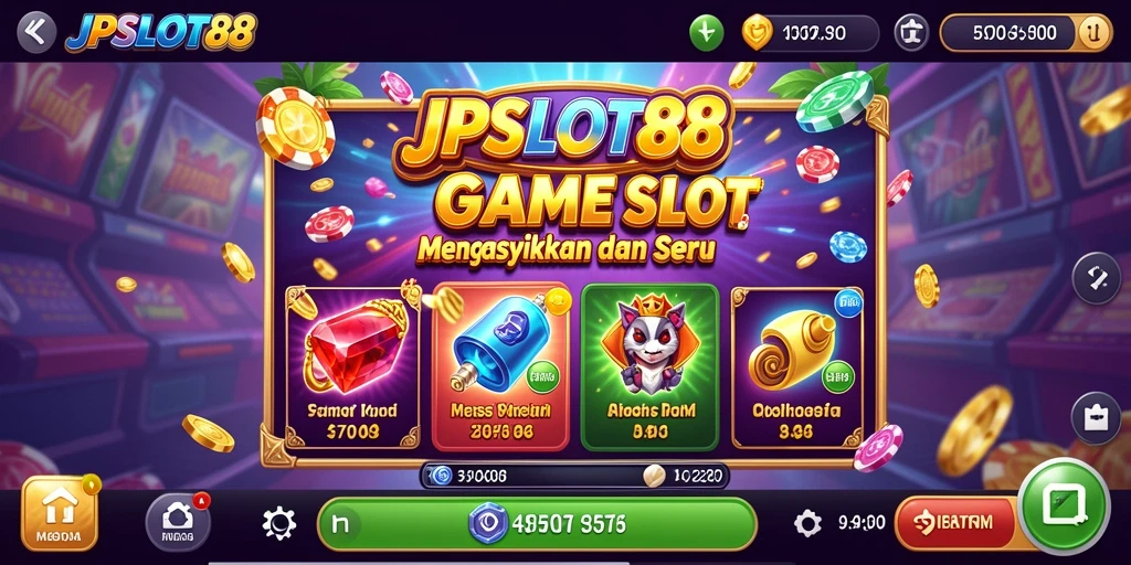 Tampilan gameplay seru dalam JPSLOT88 dengan grafis menawan.