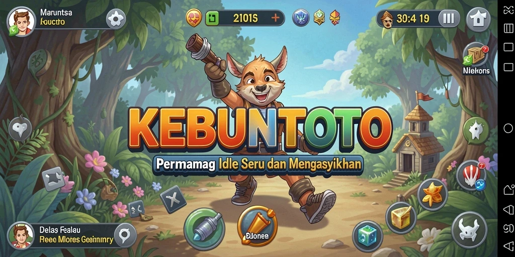 Tampilan gameplay KEBUNTOTO yang menarik dan interaktif.