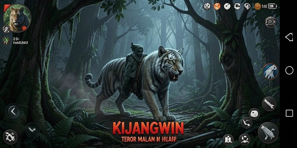 Tangkapan layar dari gameplay KIJANGWIN yang penuh ketegangan.