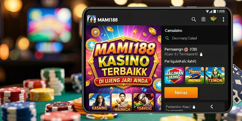 Tampilan gameplay <strong>MAMI188</strong> dengan suasana kasino yang autentik.
