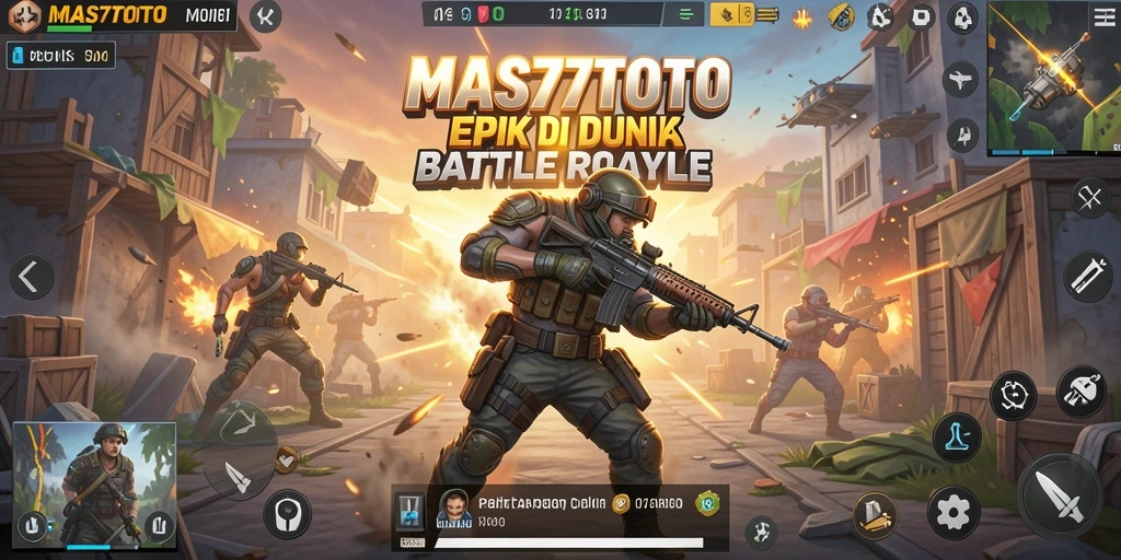 Tangkap momen seru dalam gameplay Battle Royale di MAS77TOTO.