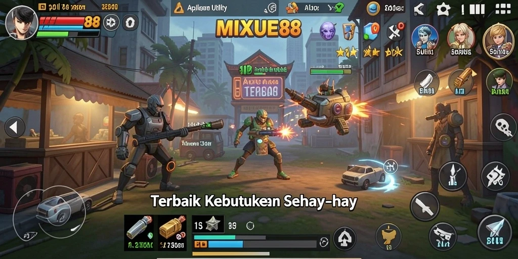 Tampilan antarmuka aplikasi MIXUE88 yang memudahkan pengguna.