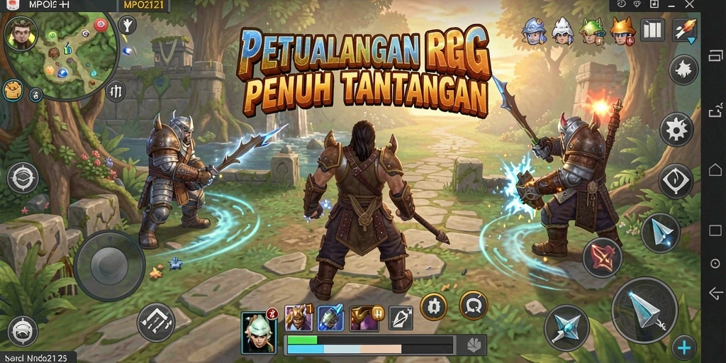 Tampilan menakjubkan dari gameplay MPO2121 yang penuh aksi.