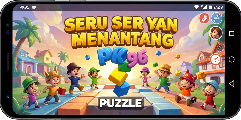 Tampilan gameplay <strong>PK95</strong> yang menantang dan menyenangkan.