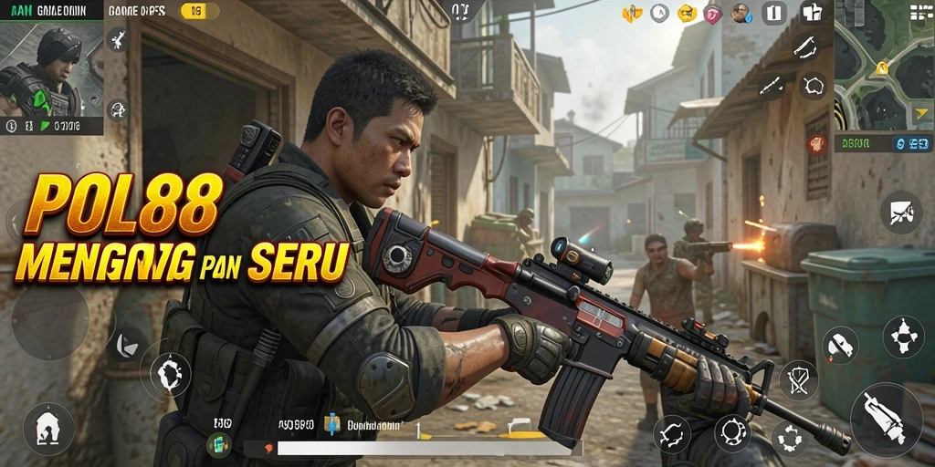 Tampilan menarik dari gameplay POL88 dengan aksi menembak seru.