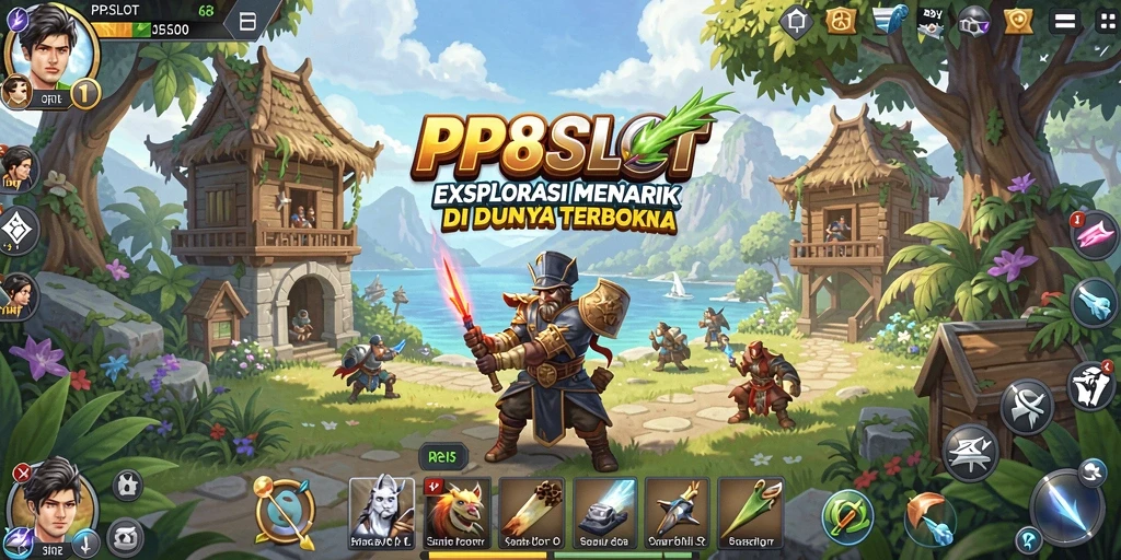 Screenshot PP8SLOT menampilkan aksi seru di dunia terbuka.