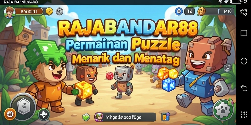 Tampilan gameplay RAJABANDAR88 yang penuh warna dan menarik.