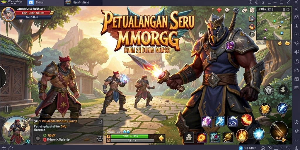 Tangkapan layar gameplay seru dari SVIP1 MMORPG.