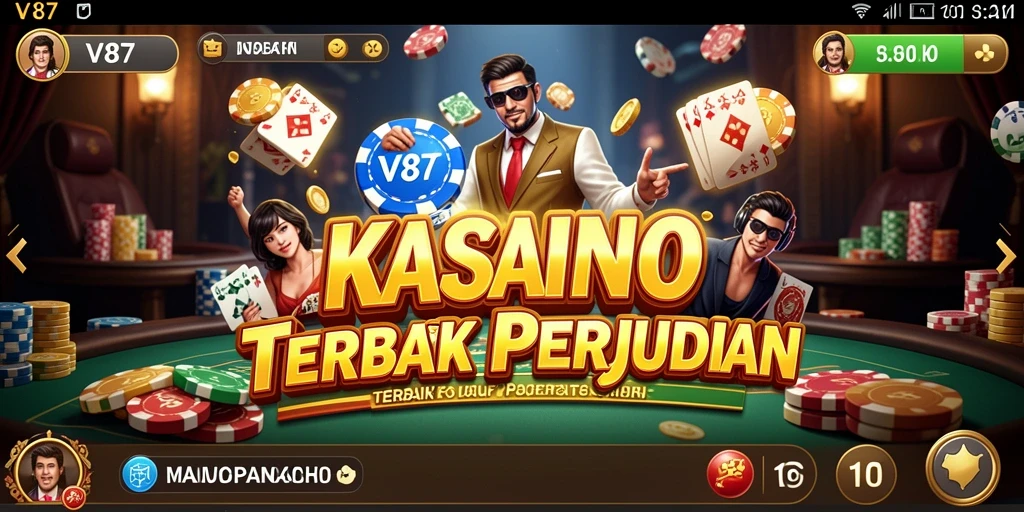 Tampilan gameplay V87 yang menegangkan dan interaktif.