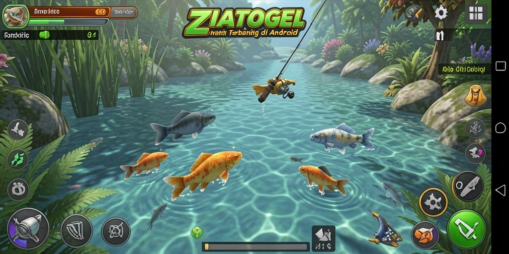Gameplay menakjubkan ZIATOGEL dengan pengalaman memancing yang seru.