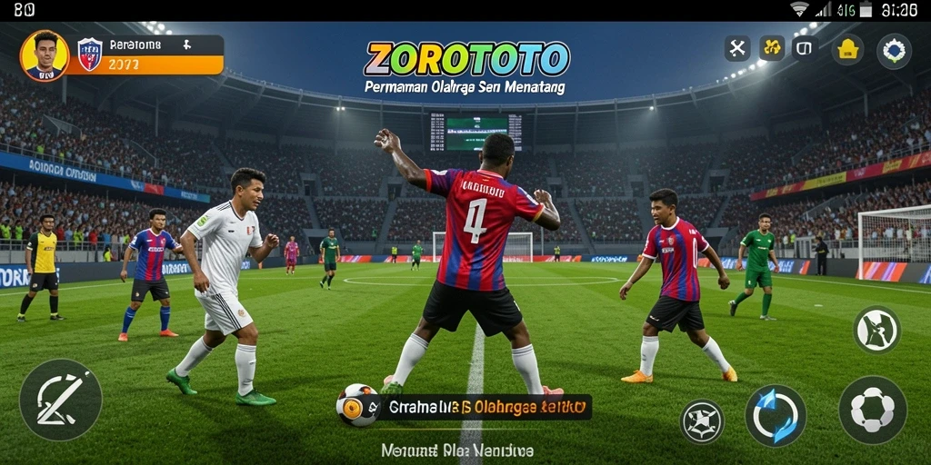 Tampilan gameplay menarik dari ZOROTOTO yang menampilkan berbagai olahraga seru.